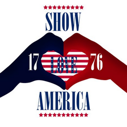SHOW LOVE AMERICA 1776 logo
