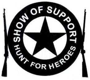 SHOW OF SUPPORT HUNT FOR HEROES logo