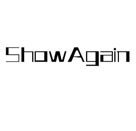 SHOWAGAIN logo
