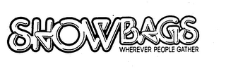 SHOWBAGS WHEREVER PEOPLE GATHER logo