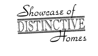 SHOWCASE OF DISTINCTIVE HOMES logo