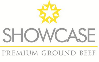 SHOWCASE PREMIUM GROUND BEEF logo