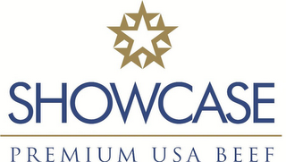 SHOWCASE PREMIUM USA BEEF logo