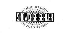 SHOWCASE SEALER TO PROTECT AND DISPLAY THE COLLECTOR FRAME logo