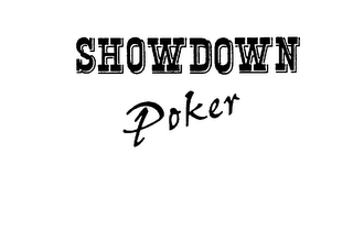 SHOWDOWN POKER logo