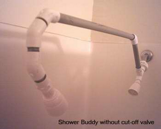 SHOWER BUDDY WITHOUT CUT-OFF VALVE logo