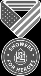 SHOWERS FOR HEROES USA logo