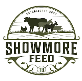 SHOWMORE FEED ESTABLISHED 2023 TB logo