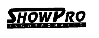 SHOWPRO INCORPORATED logo