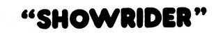 "SHOWRIDER" logo