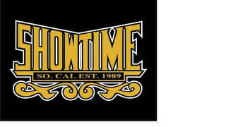 SHOWTIME SO. CAL EST. 1989 logo