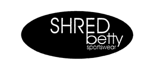 SHRED BETTY SPORTSWEAR logo