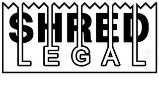 SHRED LEGAL logo