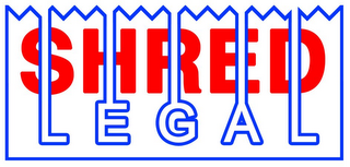 SHRED LEGAL logo