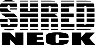 SHRED NECK logo