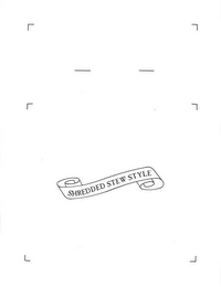 SHREDDED STEW STYLE logo