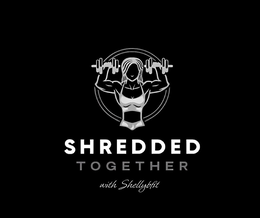 SHREDDED TOGETHER WITH SHELLYBFIT logo