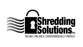 SHREDDING SOLUTIONS INC. SECURE | RELIABLE | ENVIRONMENTALLY FRIENDLY logo