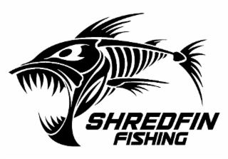 SHREDFIN FISHING logo