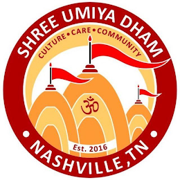 SHREE UMIYA DHAM CULTURE · CARE · COMMUNITY EST. 2016 NASHVILLE, TN logo