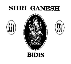 SHRI GANESH BIDIS 551 logo