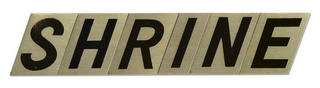 SHRINE logo