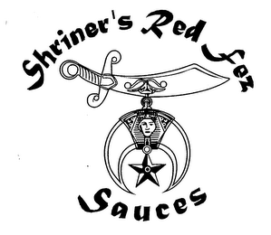 SHRINER'S RED FEZ SAUCES logo