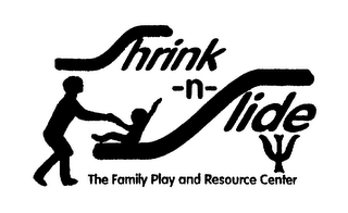SHRINK-N-SLIDE THE FAMILY PLAY AND RESOURCE CENTER logo