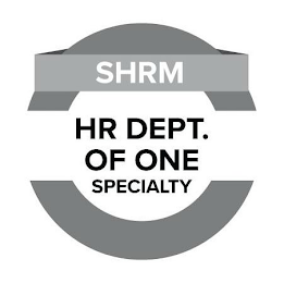 SHRM HR DEPT. OF ONE SPECIALTY logo