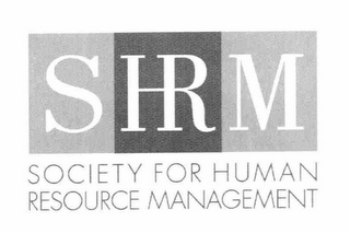 SHRM SOCIETY FOR HUMAN RESOURCE MANAGEMENT logo