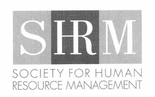 SHRM SOCIETY FOR HUMAN RESOURCE MANAGEMENT logo