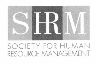 SHRM SOCIETY FOR HUMAN RESOURCE MANAGEMENT logo