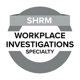 SHRM WORKPLACE INVESTIGATIONS SPECIALTY logo