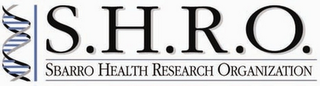S.H.R.O. SBARRO HEALTH RESEARCH ORGANIZATION logo