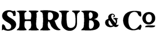 SHRUB & CO logo