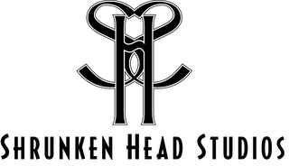 SHS SHRUNKEN HEAD STUDIOS logo