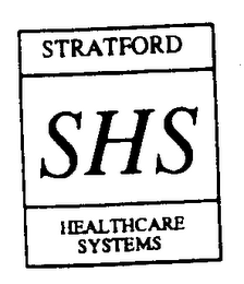 SHS STRATFORD HEALTHCARE SYSTEMS logo
