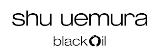 SHU UEMURA BLACK OIL logo