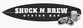 SHUCK N BREW OYSTER BAR logo