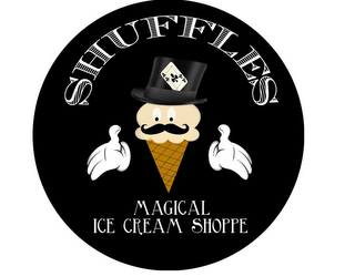 SHUFFLES MAGICAL ICE CREAM SHOPPE logo