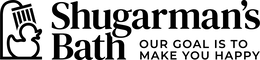 SHUGARMAN'S BATH OUR GOAL IS TO MAKE YOU HAPPY logo
