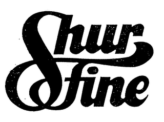 SHUR FINE logo