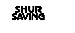 SHUR SAVING logo