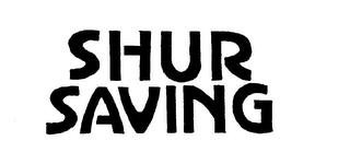 SHUR SAVING logo