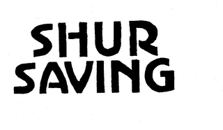 SHUR SAVING logo