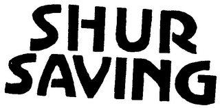 SHUR SAVING logo