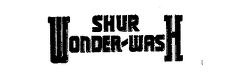 SHUR WONDER-WASH logo
