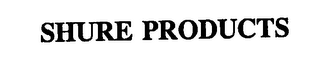 SHURE PRODUCTS logo