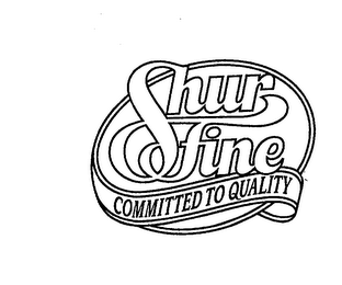 SHURFINE COMMITTED TO QUALITY logo