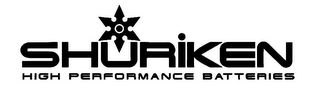 SHURIKEN HIGH PERFORMANCE BATTERIES logo